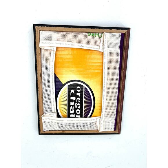 Laurel Burch design framed needle art cat and bird - Picture 2 of 3